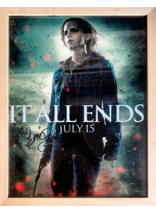 Autograph by Emma Watson | Harry Potter and the Deathly Hallows: Part 2 | Framed